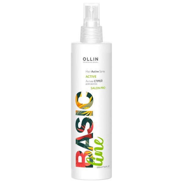 Active-spray for hair Basic Line OLLIN 250 ml
